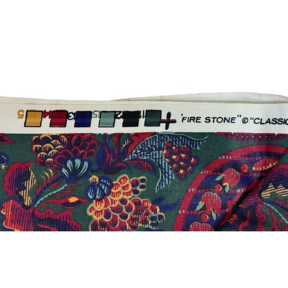 Waverly‎ Firestone Classics Henry Ford Museum Paisley Chintz Fabric 4 7/8 yds - Picture 6 of 15